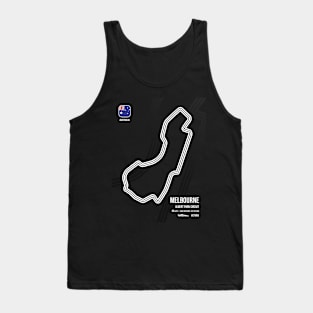 Melbourne Race Track (B&W) Tank Top